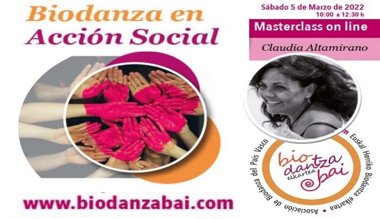 Masterclass on line Biodanza en Acción Social